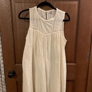 Madewell eyelet mini dress - M